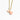 Katerina Psoma gold plated Chain necklace with a carved rhodochrosite bottle pendant