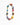 Katerina Psoma Short bulky necklace with painted beads