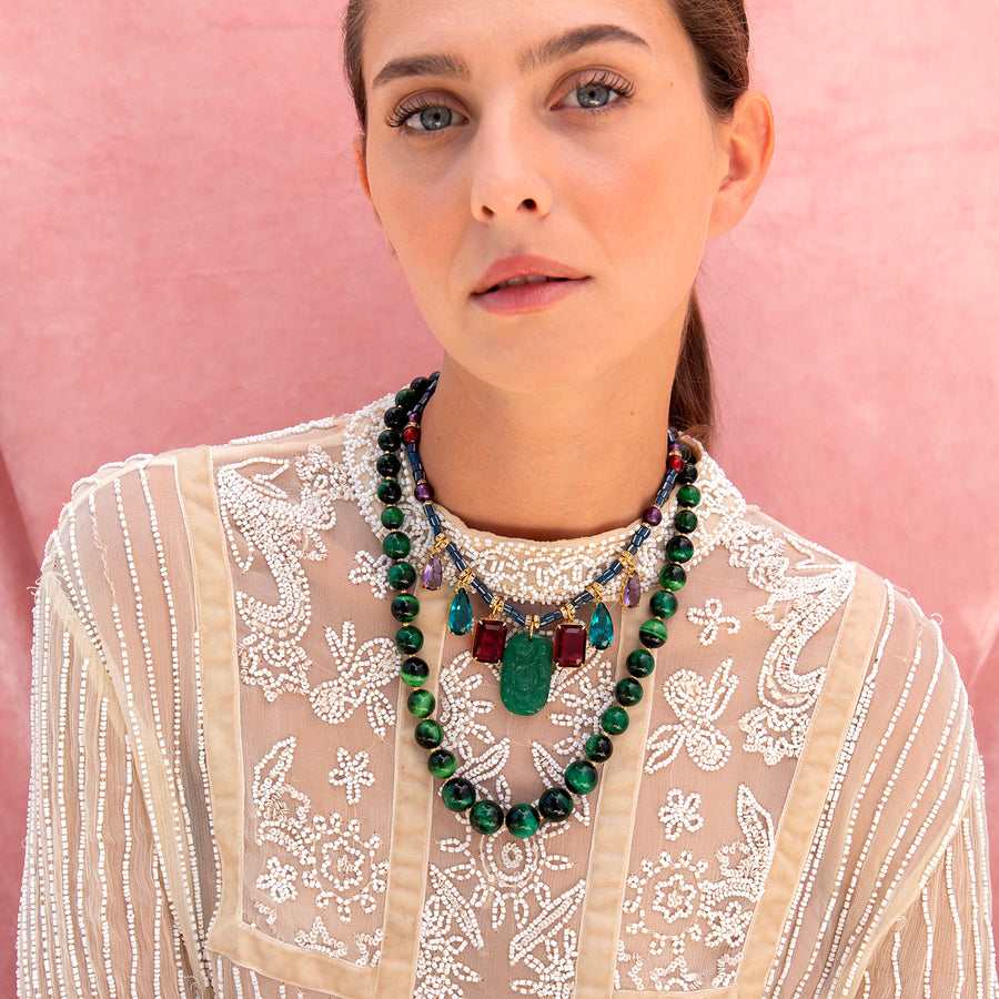 Noni Vibrant Green Necklace