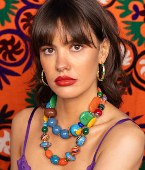  Analyzing image      IMG_6589copy  1500 × 1500px  Katerina Psoma Bamboo Hoops with Green Agate 925 silver and brass