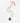 Katerina Psoma Venus Light Blue Murano Shell Short Necklace