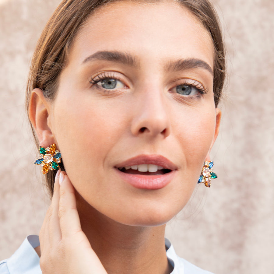 Katerina Psoma Mini Multicoloured Clip Rosettes