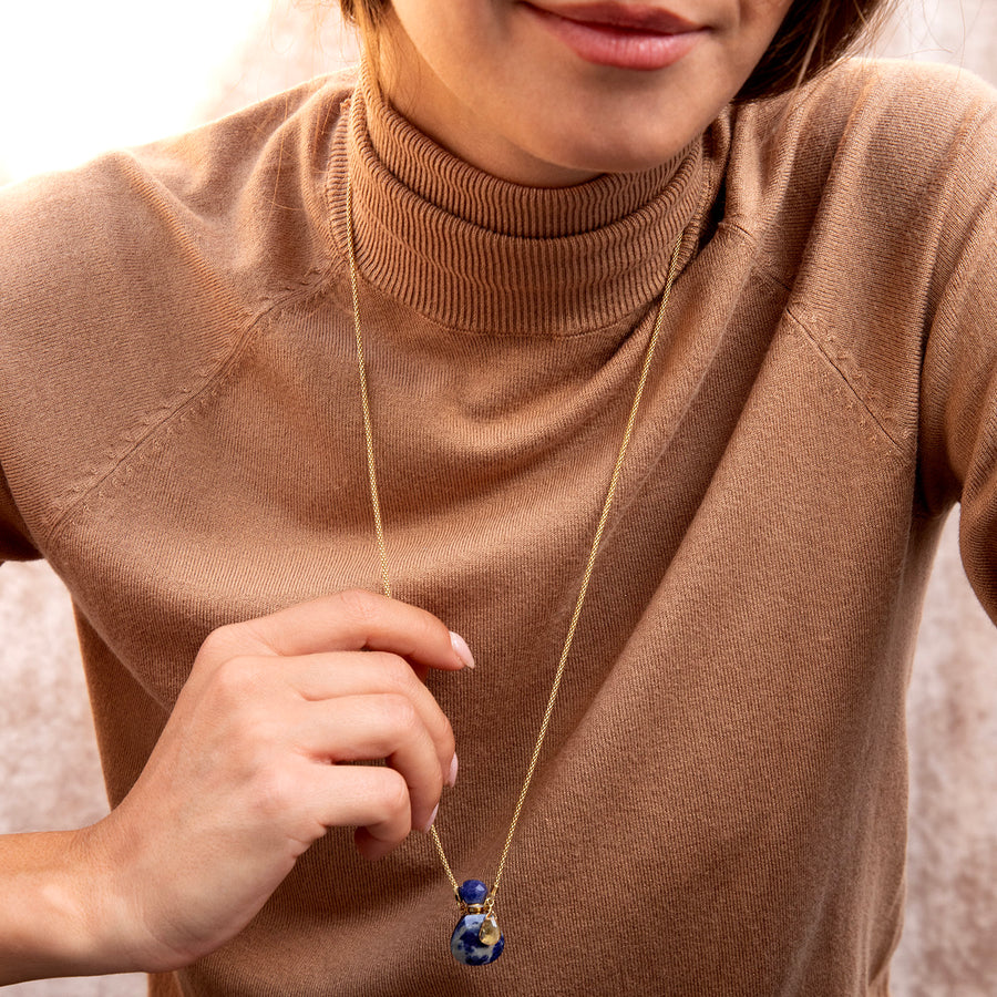 Danai Lapis Lazuli Necklace