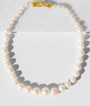 Katerina Psoma Greta White Pearl Necklace
