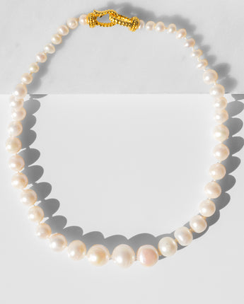 Katerina Psoma Greta White Pearl Necklace