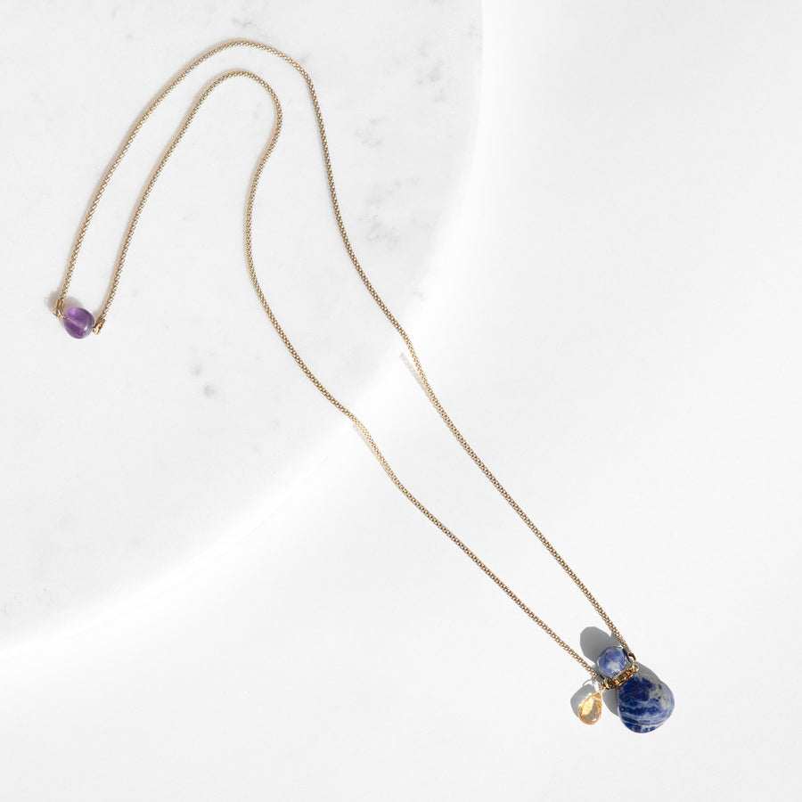 Danai Lapis Lazuli Necklace