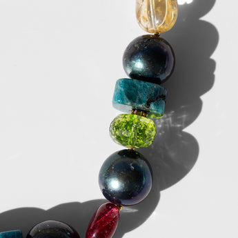 Katerina Psoma Greta Necklace with Black Pearls