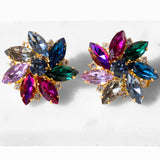 Katerina Psoma Alice Crystal Clip Earrings