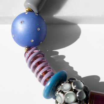 Katerina Psoma Murano Blue Short Necklace