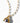Fortuna 2025 Good Luck Charm with Grey Pearl