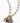 Fortuna 2025 Good Luck Charm with Grey Pearl