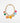 Katerina Psoma Short Chain necklace wit colorful big hearts