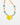 Katerina Psoma Yellow heart necklace with colored agate stones
