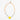 Katerina Psoma Yellow heart necklace with colored agate stones