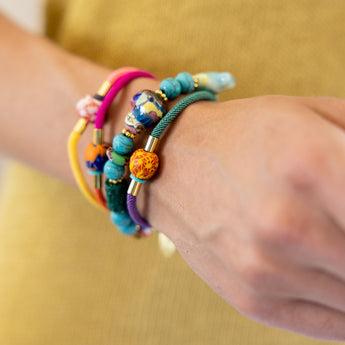 Katerina Psoma Turquoise Bracelet with beads