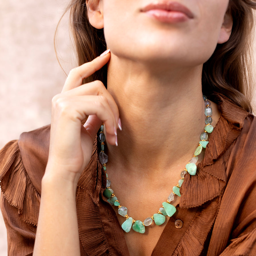 Katerina Psoma Chrysoprase Necklace