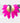 Katerina Psoma Artemis Fuchsia Feather and Gold Plated Metal Clip Earrings