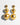 Katerina Psoma gold plated bead earrings