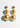 Katerina Psoma gold plated bead earrings