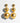 Katerina Psoma gold plated bead earrings
