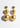 Katerina Psoma gold plated bead earrings