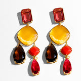 Katerina Psoma Memphis Red Drop Earrings