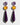 Katerina Psoma Ruby Purple Drop Earrings