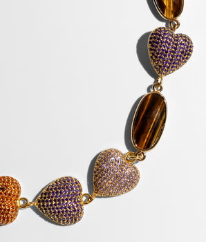 Amore Crystal Short Necklace