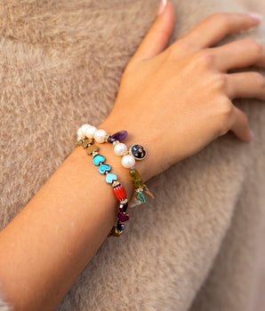 Katerina Psoma Margherite Pearl Double Row Bracelet