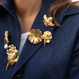 Katerina Psoma Rose Brooch