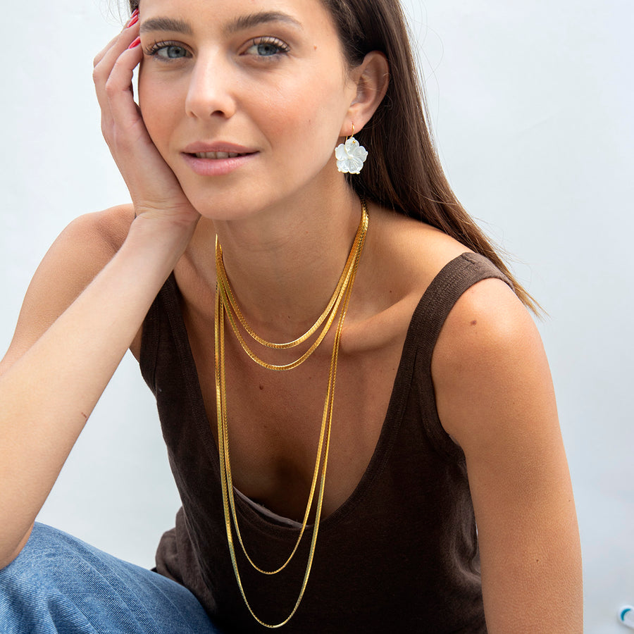 Katerina Psoma The Perfect Chain Long Necklace Gold Platted