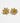 Alice Beige Clip Crystals Earrings