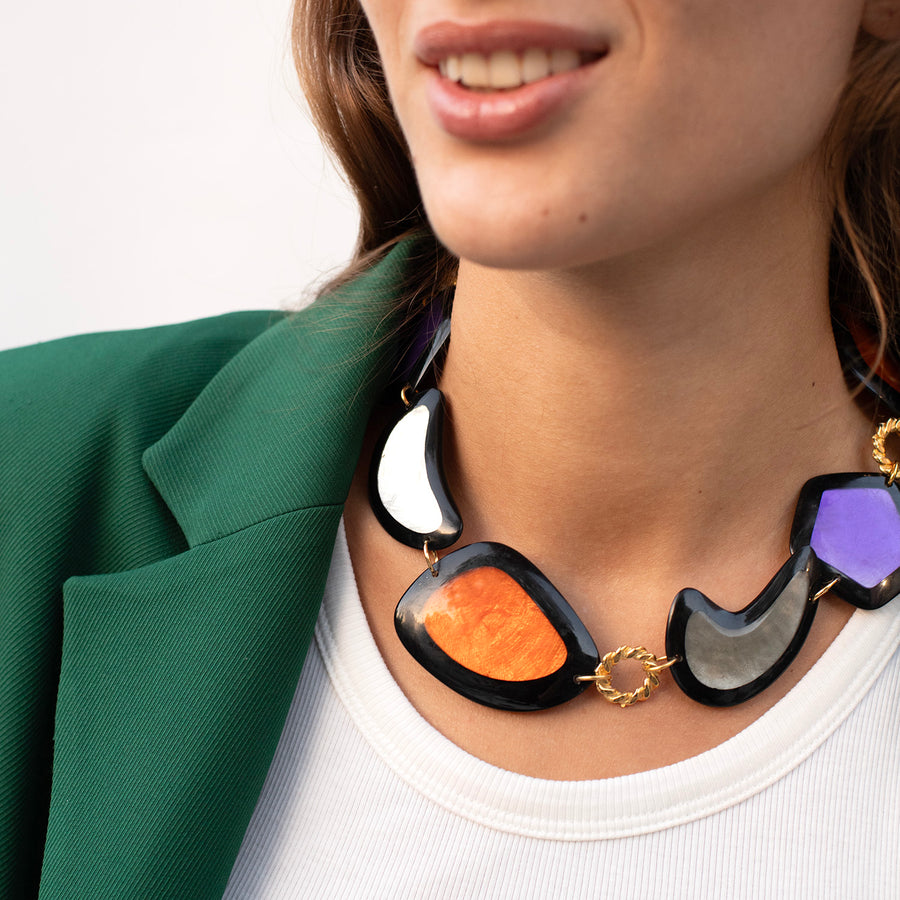 Katerina Psoma Multicolor Memphis Necklace