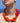 Katerina Psoma Knot Orange Short Necklace