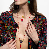 Katerina Psoma Purple Evil Eye Rosary