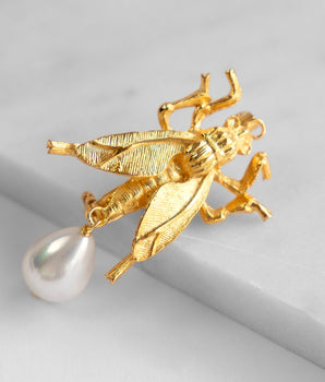Katerina Psoma Wasp Brooch