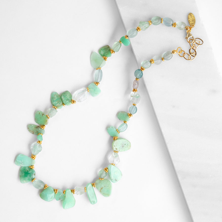 Ellora Chrysoprase Necklace