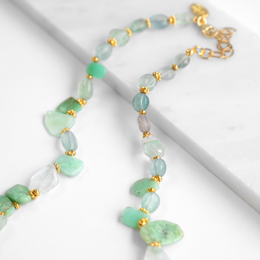 Ellora Chrysoprase Necklace