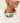 Katerina Psoma short necklace made of Murano glass, jasper, agate and carved resin. 