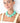 katerina psoma Short Necklace with turquoise resin roses