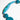 Katerina Psoma Blue short necklace with Murano glass and acrylic beads