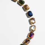 Katerina Psoma short necklace with coloured crystals