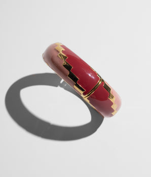 Katerina Psoma red metal bangle