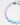 Katerina Psoma Murano Necklace with pastel beads and a green  murano bead