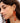 Katerina Psoma Orange snake-shaped earrings with teardrop