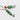 Katerina Psoma Long Necklace with colorful enamel fish pendant 