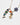 Katerina Psoma Long Necklace with colorful enamel fish pendant 