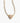 Katerina Psoma Chain short ecklace with a heart adorned with crystals