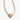 Katerina Psoma Chain short ecklace with a heart adorned with crystals