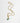 Katerina Psoma chain necklace with green agate bottle worn short or long